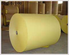 140G黄色单面离型纸 淋膜纸 硅油纸